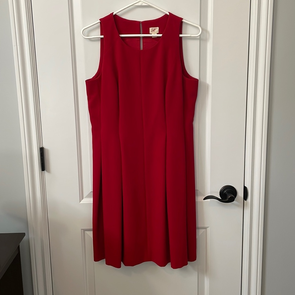 Like New - Red sleeveless dress from Loft